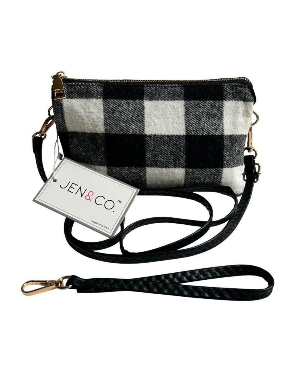 NWT JEN & CO. Crossbody Wristlet Bag NEW with Tags